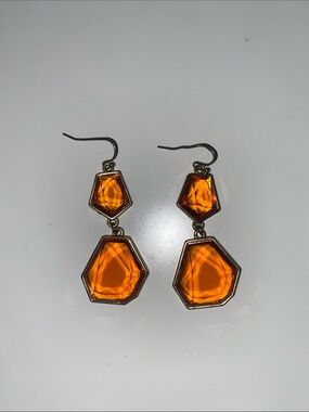 Amber Geometric Drop Earrings - Women Jewelry